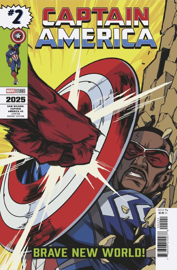 SAM WILSON: CAPTAIN AMERICA #2 KHARY RANDOLPH MARVEL STUDIOS VARIANT