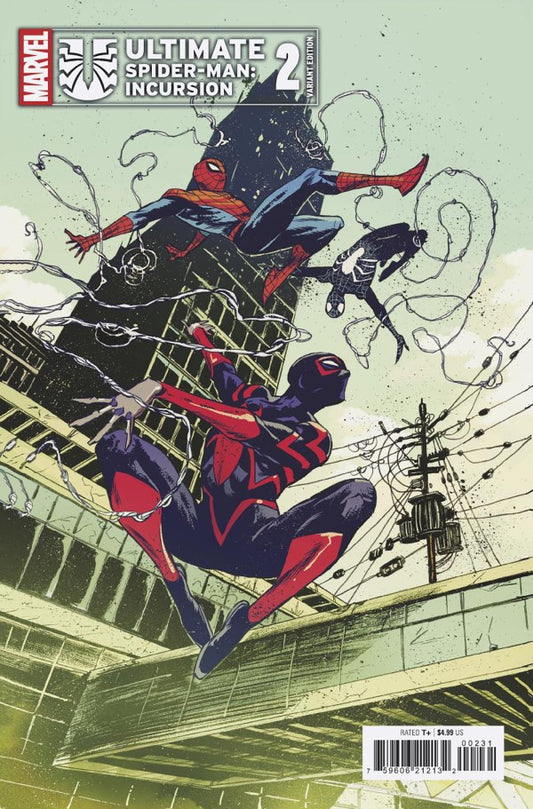 ULTIMATE SPIDER-MAN: INCURSION #2 SANFORD GREENE VARIANT