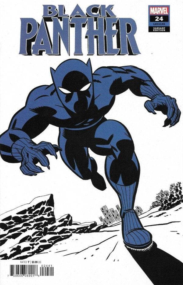 BLACK PANTHER (2018) #24 MICHAEL CHO BLACK PANTHER TWO-TONE VARIANT