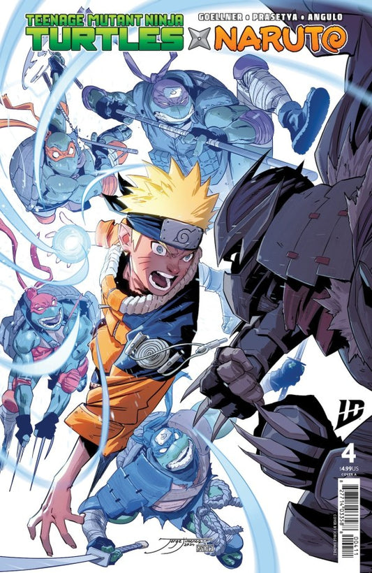 TEENAGE MUTANT NINJA TURTLES X NARUTO #4 COVER A (JIMENEZ)