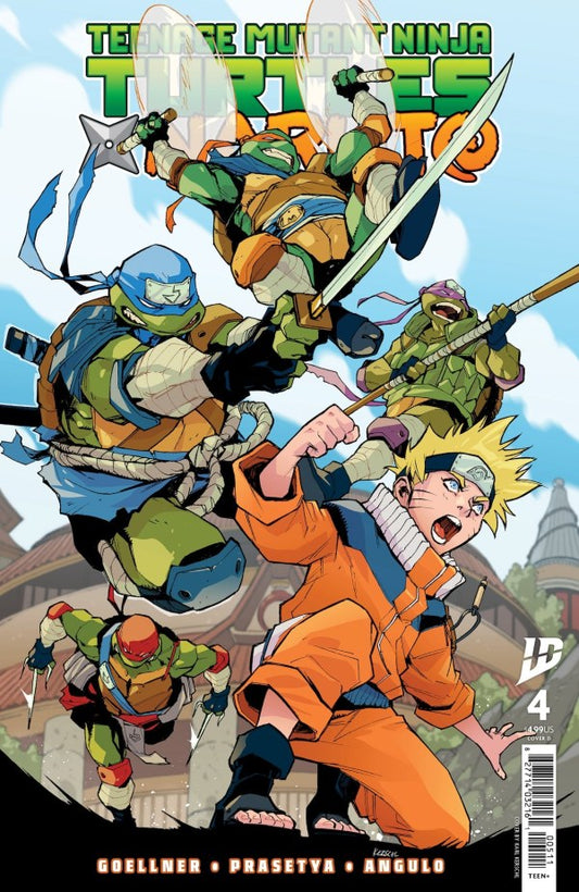 TEENAGE MUTANT NINJA TURTLES X NARUTO #4 COVER D (KERSCHL)