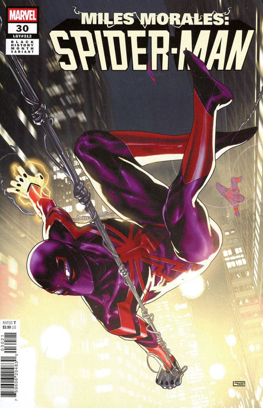 MILES MORALES: SPIDER-MAN #30 TAURIN CLARKE BLACK HISTORY MONTH VARIANT