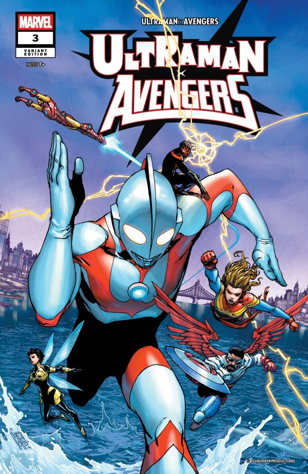 ULTRAMAN X AVENGERS #3 GIUSEPPE CAMUNCOLI VARIANT
