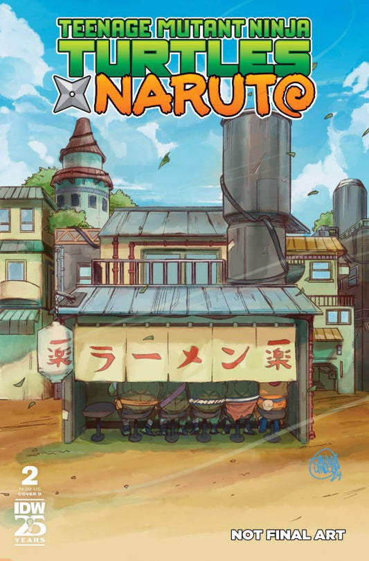 TEENAGE MUTANT NINJA TURTLES X NARUTO #2 VARIANT D (LINDSAY)