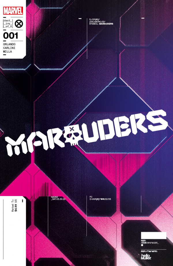 MARAUDERS (2022) #1 1:10 MULLER DESIGN INCENTIVE VARIANT