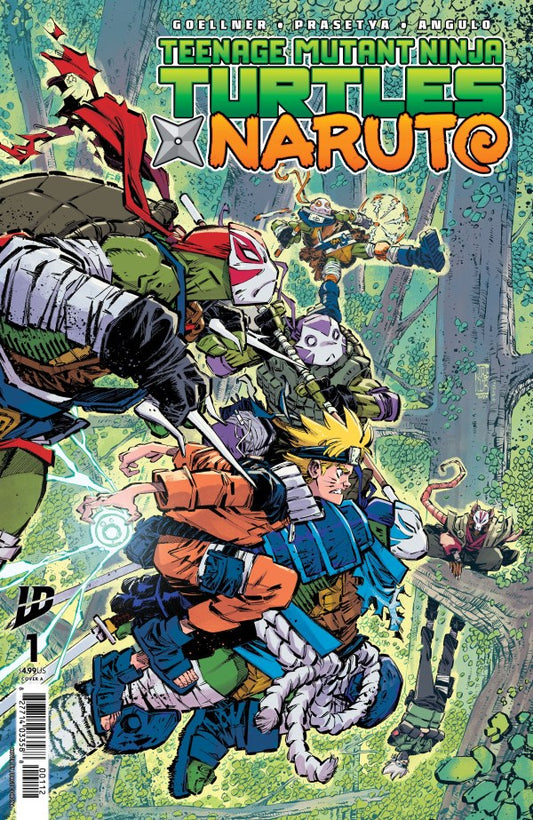 TEENAGE MUTANT NINJA TURTLES X NARUTO #1 COVER A (Corona) Second Printing